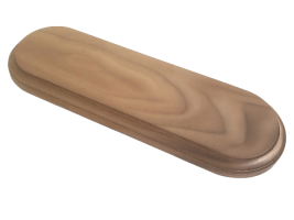 Основание овальное 300х100 мм, орех