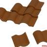 Черепица обычная, масштаб 1:10, 25 шт