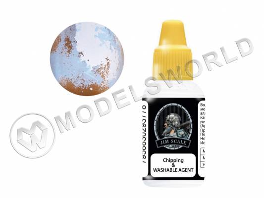 Жидкость для чиппинга Jim Scale (создание трещин и сколов) / Chipping & Washable Agent