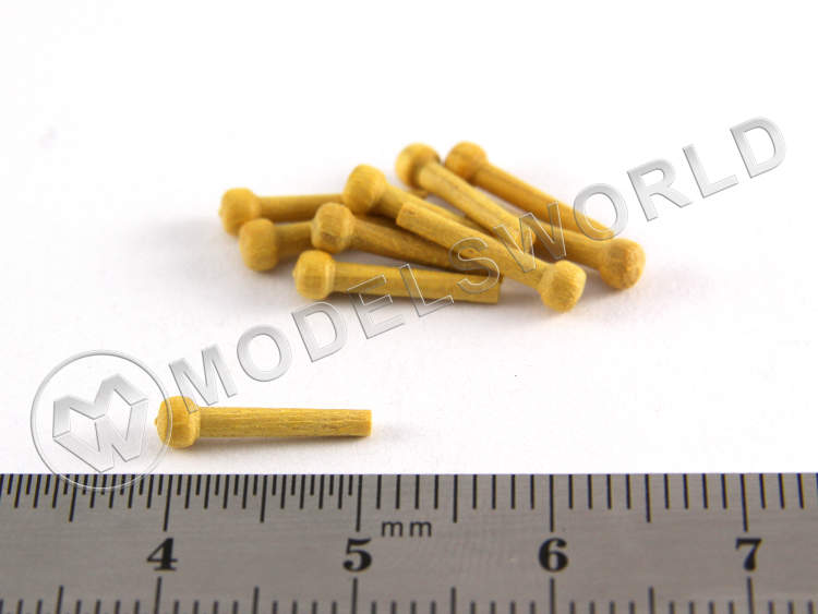 Деревянный гвоздь, самшит, 11 мм, 10 шт - фото 1