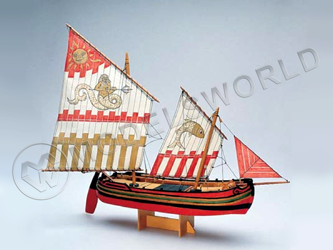 Набор для постройки моделей корабля TRABACCOLO. Масштаб 1:32 - фото 1