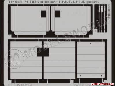 Фототравление Панели для M-1025 I. F.F. /C. I.F. i. d. , Academy. Масштаб 1:35 - фото 1