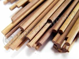 Круглая заготовка D8 мм х 500 мм, дерево MANZONIA (1 шт)