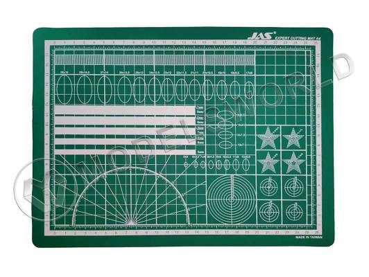 Коврик для резки JAS, самовосстанавливающийся 3-х слойный, А4, 220 х 300 мм