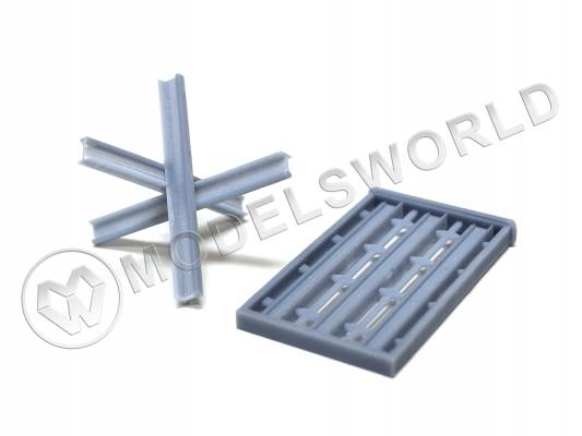 Противотанковый еж, рельс, 2 шт. Масштаб 1:35