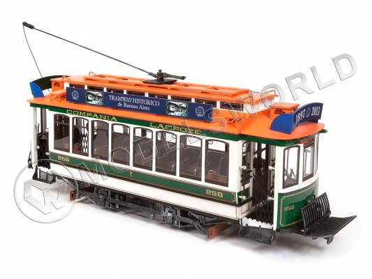 Набор для постройки модели трамвая BUENOS AIRES. Масштаб 1:24