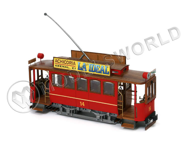 Набор для постройки модели трамвая CIBELES. Масштаб 1:24 Набор для постройки модели трамвая CIBELES. Масштаб 1:24 - фото 1