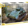 Склеиваемая пластиковая модель Советский легкий танк Т-70Б. Масштаб 1:72