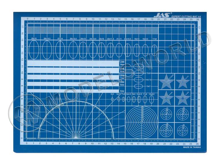 Коврик для резки JAS, самовосстанавливающийся 5-ти слойный, А4, 220 х 300 мм - фото 1