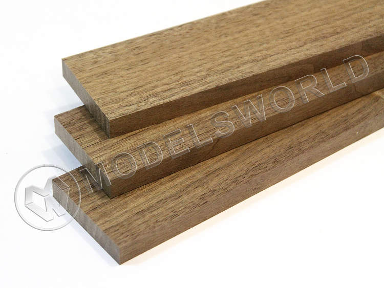 Плашка 10x50x500, орех Плашка 10x50x500, орех - фото 1