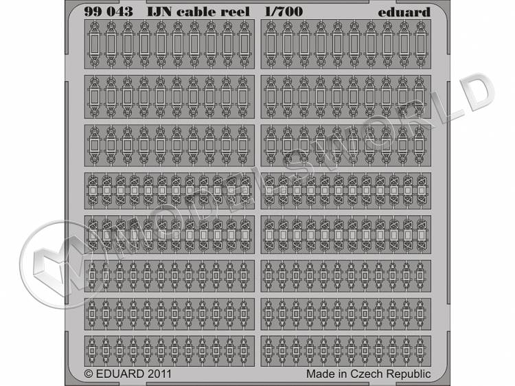 Фототравление Брашпили, Япония. Масштаб 1:700 - фото 1