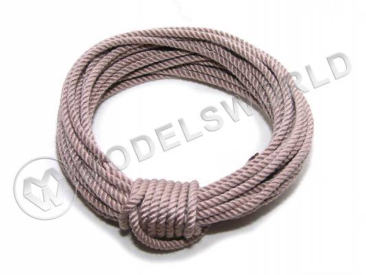 Снасть такелажная три стреньги, 42 нити, d=1.7 мм, 3 м