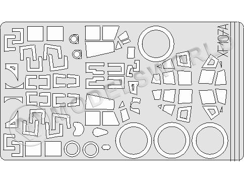 Окрасочная маска для Ju88A-4, Monogram. Масштаб 1:48 - фото 1