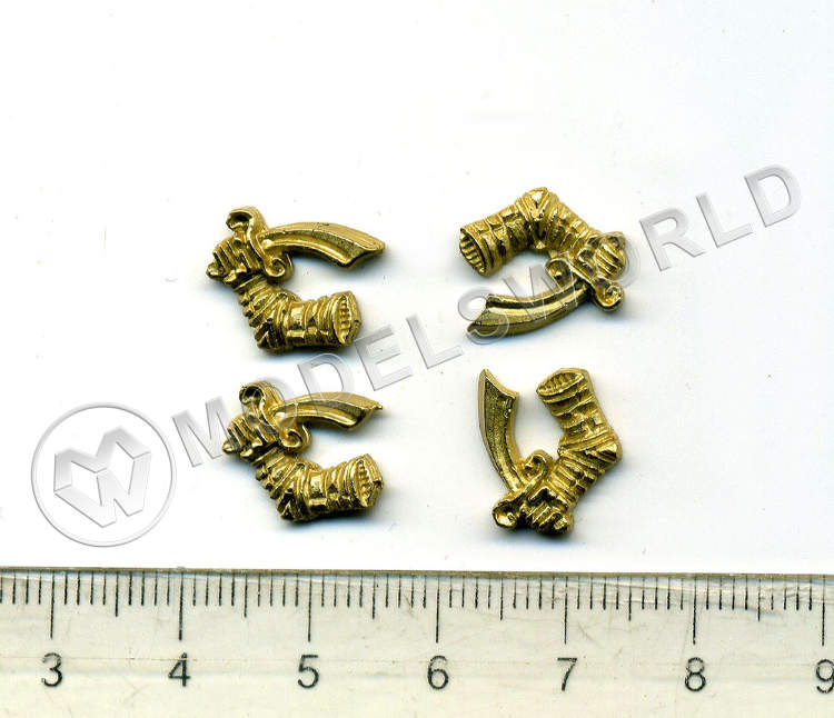 Декоративный элемент, рука с саблей, 12 мм, металл 1 шт. Декоративный элемент, рука с саблей, 12 мм, металл 1 шт. - фото 1