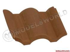 Черепица фламандская, масштаб 1:10, 25 шт. - фото 1