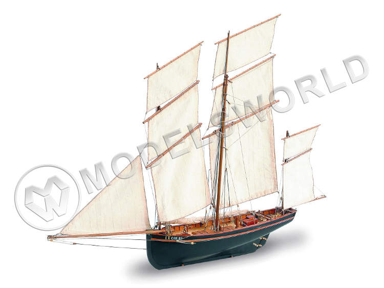 Набор для постройки модели корабля LA CANSALAISE. Масштаб 1:50 - фото 1