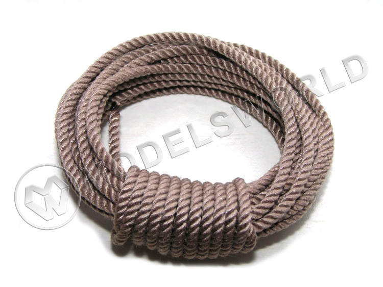 Снасть такелажная три стреньги, 78 нитей, d=2.35 мм, 3 м - фото 1