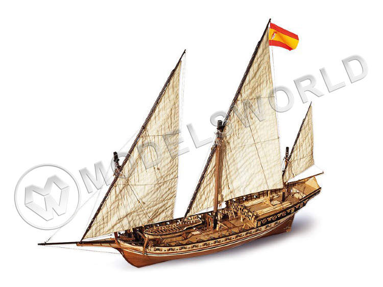 Набор для постройки модели корабля CAZADOR. Масштаб 1:60 - фото 1