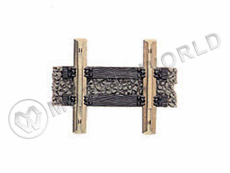 Рельс прямой 10 мм. Масштаб H0 - фото 1