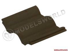 Черепица фламандская черная, масштаб 1:10, 100 шт.