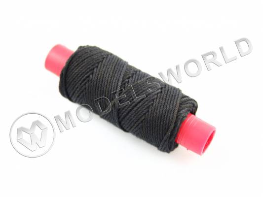 Нить для моделей Amati, черная 1.3 мм х 20 м