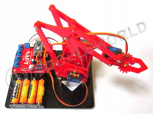 Конструктор - робот манипулятор. Механическая рука.
