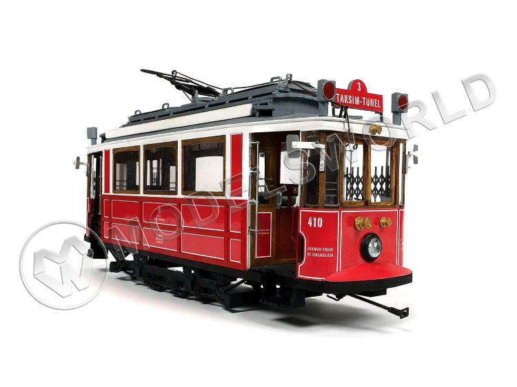 Набор для постройки модели трамвая ISTANBUL. Масштаб 1:24 Набор для постройки модели трамвая ISTANBUL. Масштаб 1:24 - фото 1