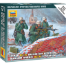 Немецкий пулемёт MG-34 с расчётом 1941-1945 (зима). Масштаб 1:72