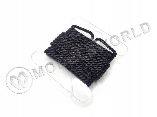 Снасть такелажная, трехпрядная, диаметр 1.5 мм, нить Tera 8, цвет 000, длина 1.2 м