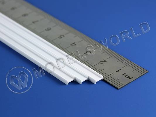 Двутавр пластиковый 4.8х1.6 мм, 3 шт