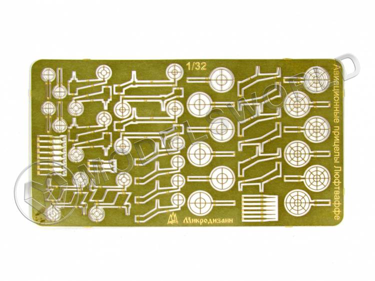 Фототравление Прицелы авиационные Luftwaffe. Масштаб 1:32 - фото 1