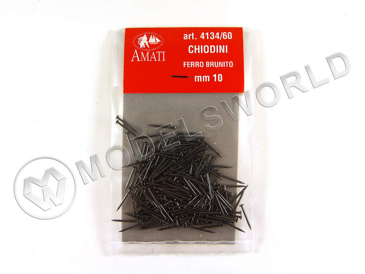 Гвоздь черненый, сталь, 10 мм, 200 шт Гвоздь черненый, сталь, 10 мм, 200 шт - фото 1