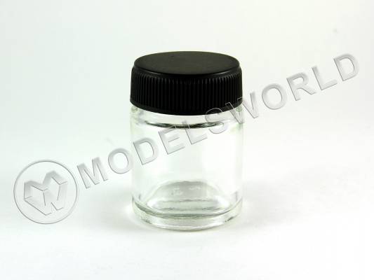 Баночка с крышкой стеклянная, 22 мл