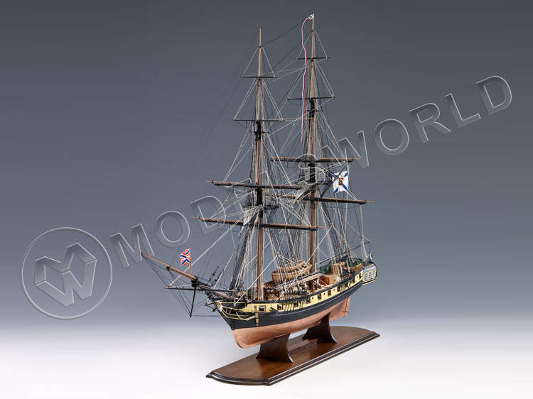 Набор для постройки модели брига МЕРКУРИЙ. Масштаб 1:64 - фото 1