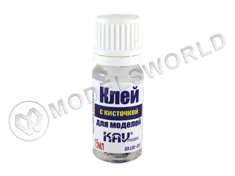 Клей для моделей с кисточкой, 15 мл - фото 1