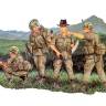 Фигуры Американские военные 1-й кавалерийской дивизии, 4 фигуры, Война во Вьетнаме. Масштаб 1:35
