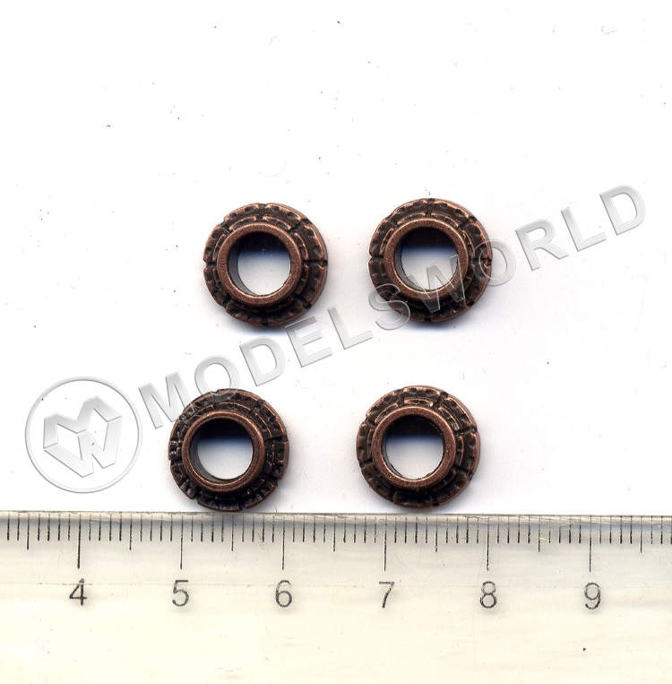 Брюканец с орнаментом, под бронзу, 6 мм, 1 шт - фото 1