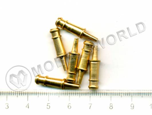 Макет пушки, латунь, 15 мм, 2 шт