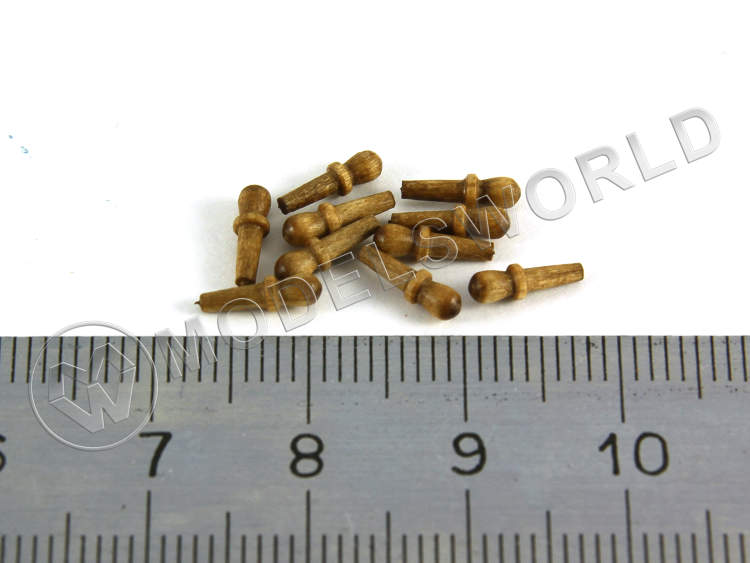 Нагель, орех, 8 мм, 10 шт - фото 1