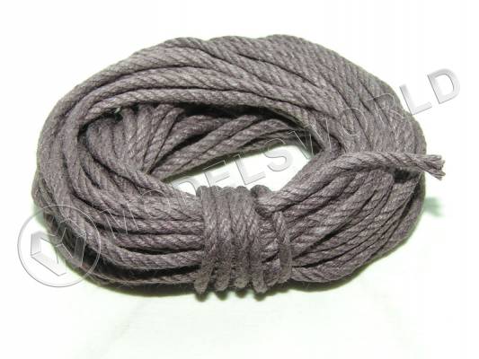 Нить для такелажа коричневая, 2 мм х 5 м
