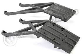 Пластина защиты редуктора (перед/зад) для автомоделей TRAXXAS Slash, 2 шт - фото 1