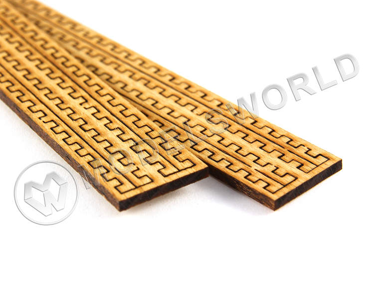 Рейки для решеток, бук, 300х2.5 мм, 4 шт - фото 1