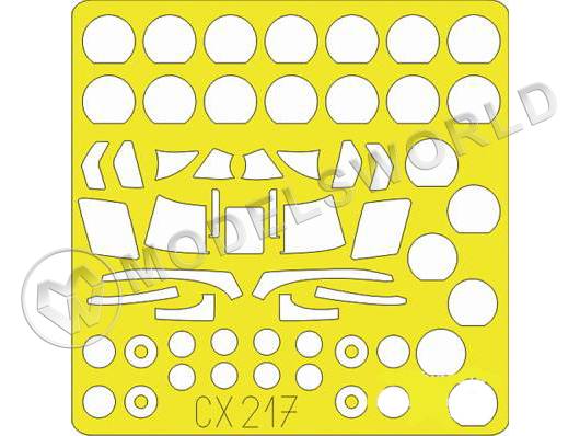 Набор окрасочных масок на вертолет CH-47A, Trumpeter. Масштаб 1:72