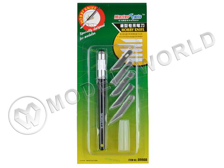 Модельный нож Master Tools с дополнительными лезвиями - фото 1