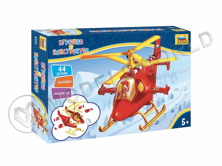 Игрушка конструктор. Спасательный вертолет - фото 1