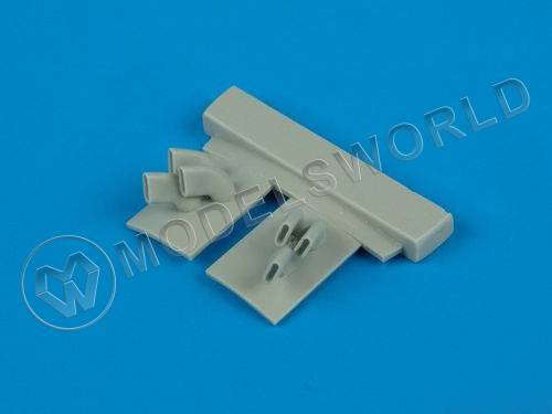 Конверсионный набор для модели F4U-2 выхлопная труба для ночной версии, Tamiya. Масштаб 1:48 - фото 1