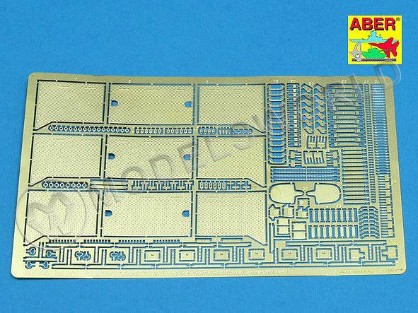 Фототравление для German 18 ton heavy half-track ''FAMO'' (Sd.Kfz.9) - Artillery Version - additional set. Масштаб 1:35 - фото 1