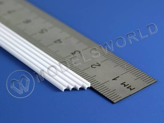 Двутавр пластиковый 2х1.8 мм, 4 шт