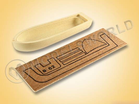 Шлюпка, дерево, 110 мм