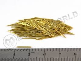 Гвоздь без головки, латунь, 0.8х11 мм, 200 шт